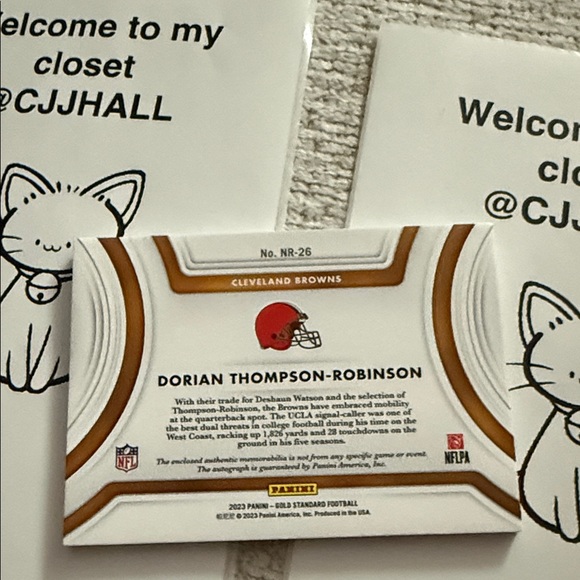 Panini Rookie Patch Auto Card - Picture 4 of 4